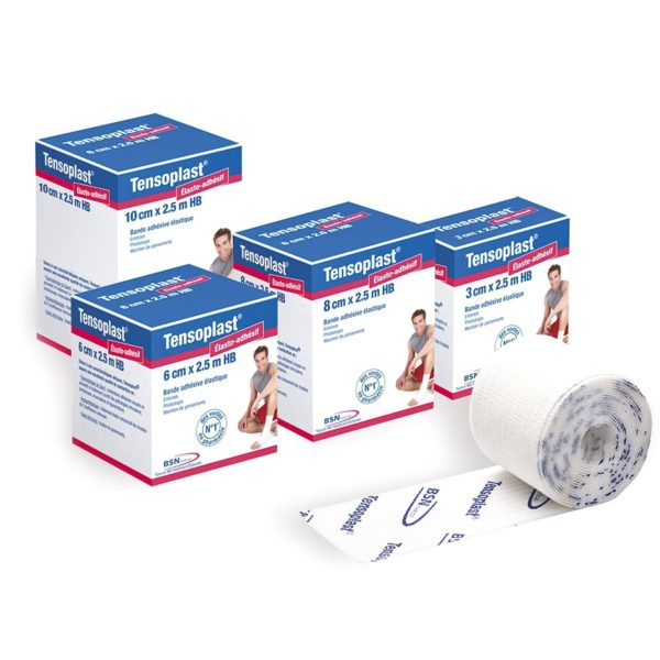 BANDE ADHESIVE ELASTIQUE TENSOPLAST BSN MEDICAL – Image 2